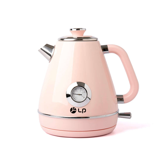 SK-1605W Retro Edelstahl-Wasserkocher 1,7 L – Mit Temperaturanzeige & Schnellkochfunktion