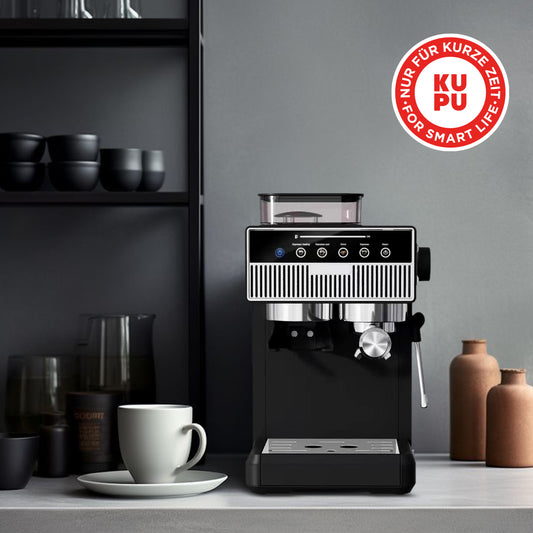 PUMP ESPRESSO CM5500: Stylish espresso machine with integrated grinder, perfect for home barista quality coffee.