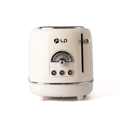 TO-0201 Retro Toaster – Pastell Edition | 2-Scheiben-Toaster im Vintage-Design, extra breite Schlitze, vielseitige Funktionen