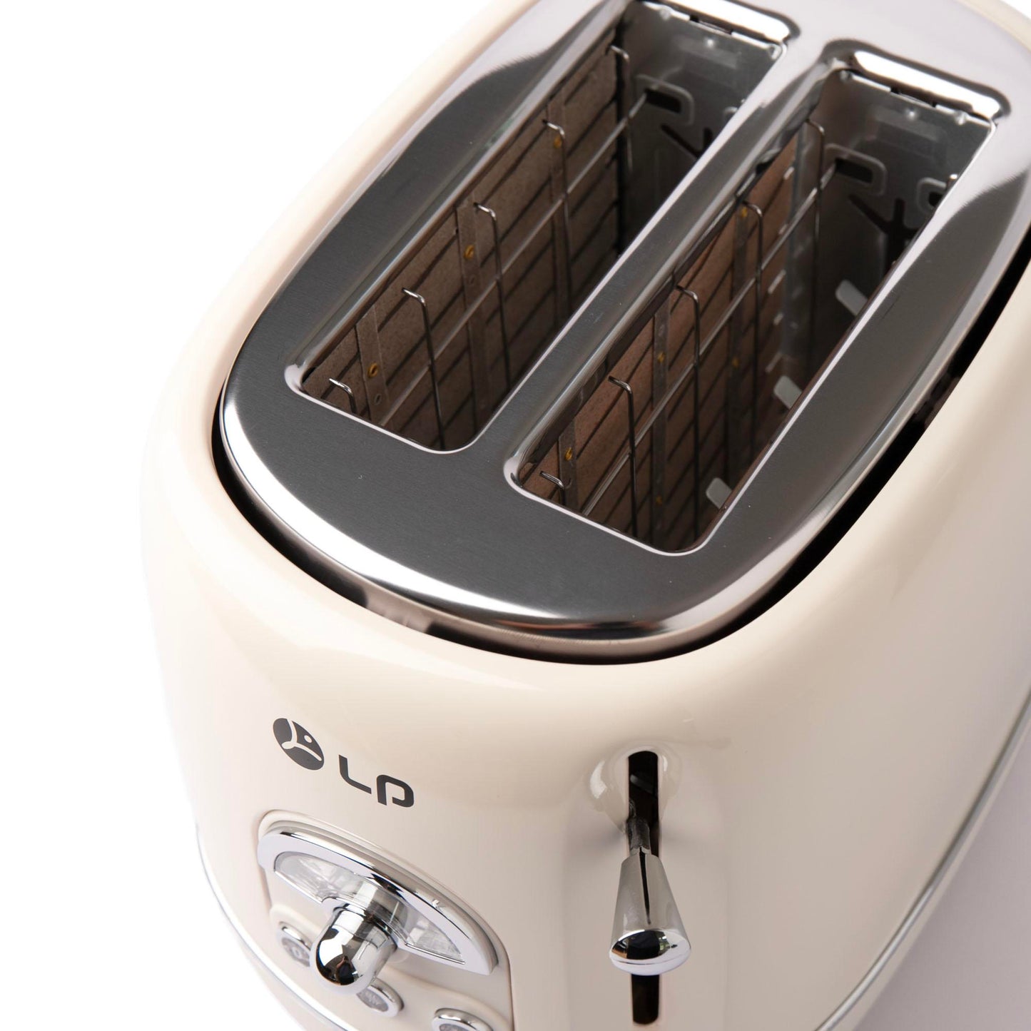 TO-0201 Retro Toaster – Pastell Edition | 2-Scheiben-Toaster im Vintage-Design, extra breite Schlitze, vielseitige Funktionen
