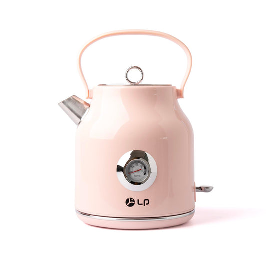 SK-1709W Retro-Wasserkocher – 1,7 L Edelstahl mit Thermometer