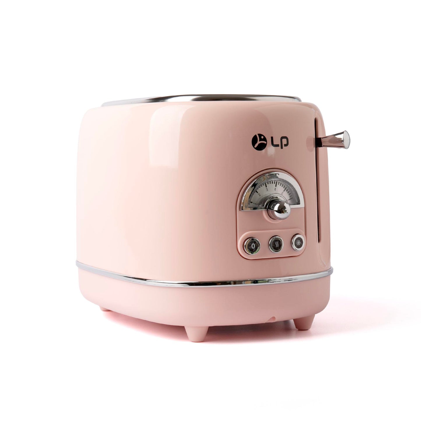 TO-0201 Retro Toaster – Pastell Edition | 2-Scheiben-Toaster im Vintage-Design, extra breite Schlitze, vielseitige Funktionen